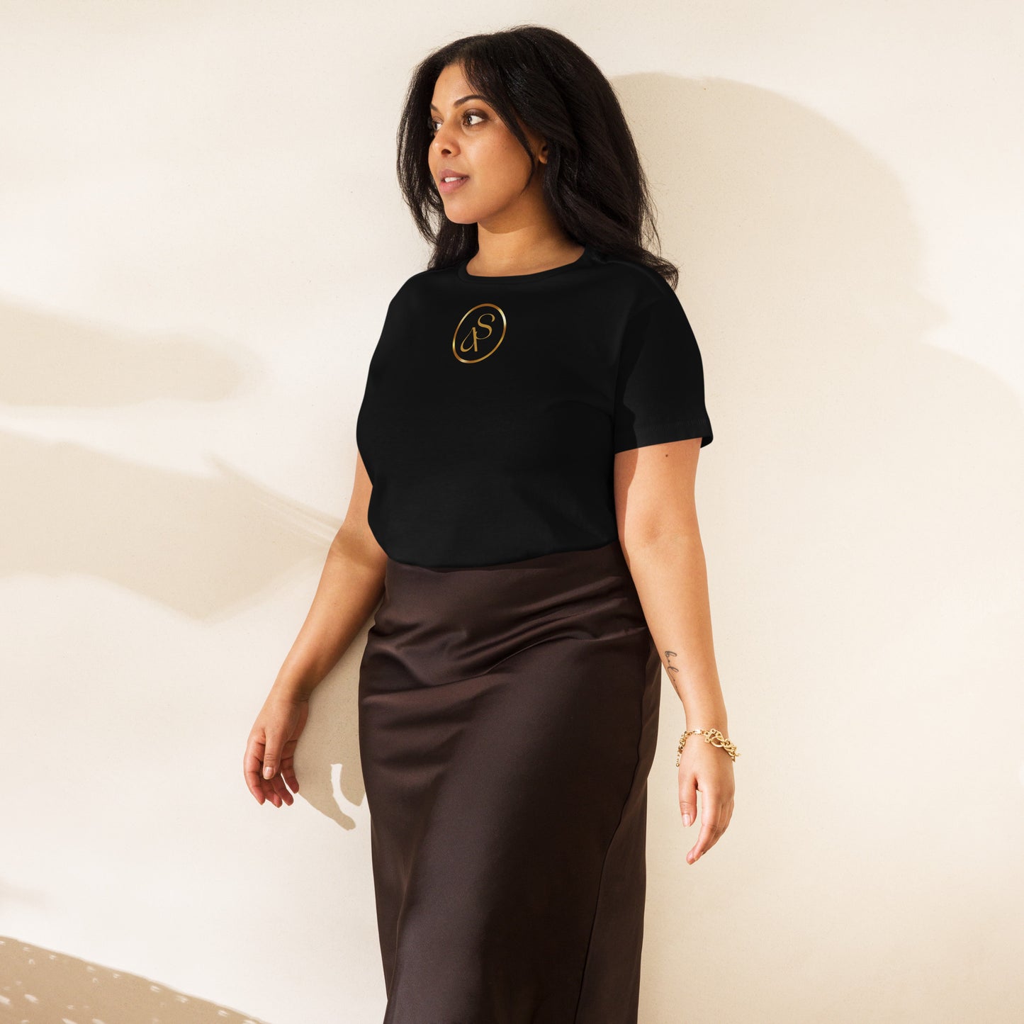 T-Shirt mit hoher Taille für Damen