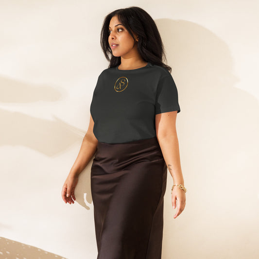 T-Shirt mit hoher Taille für Damen